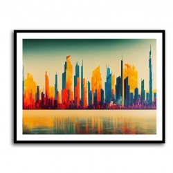 City Skyline Abstract