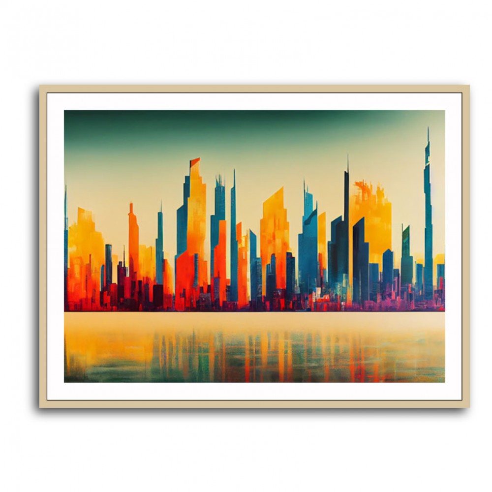 City Skyline Abstract