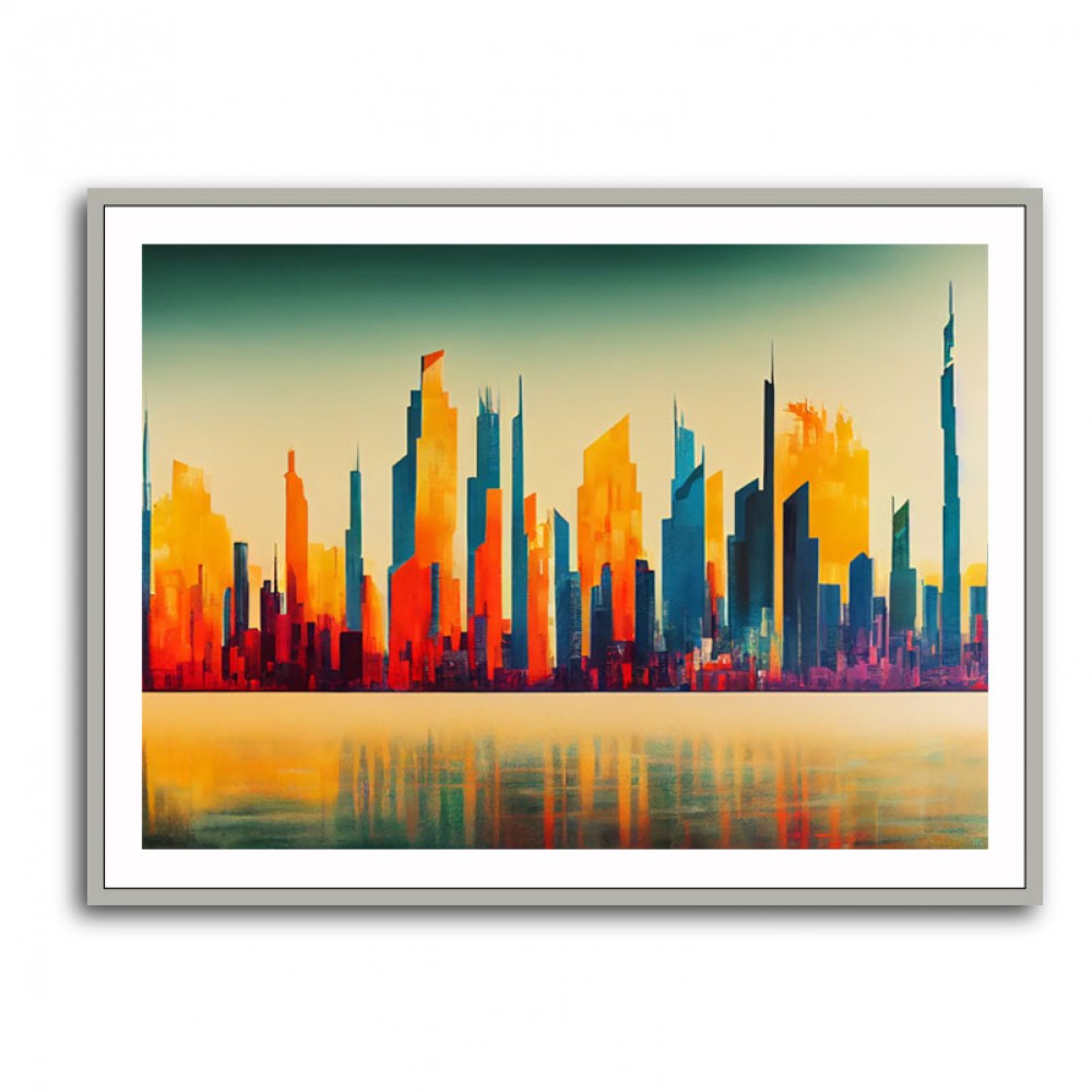 City Skyline Abstract