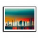 Abu Dhabi Skyline Abstract