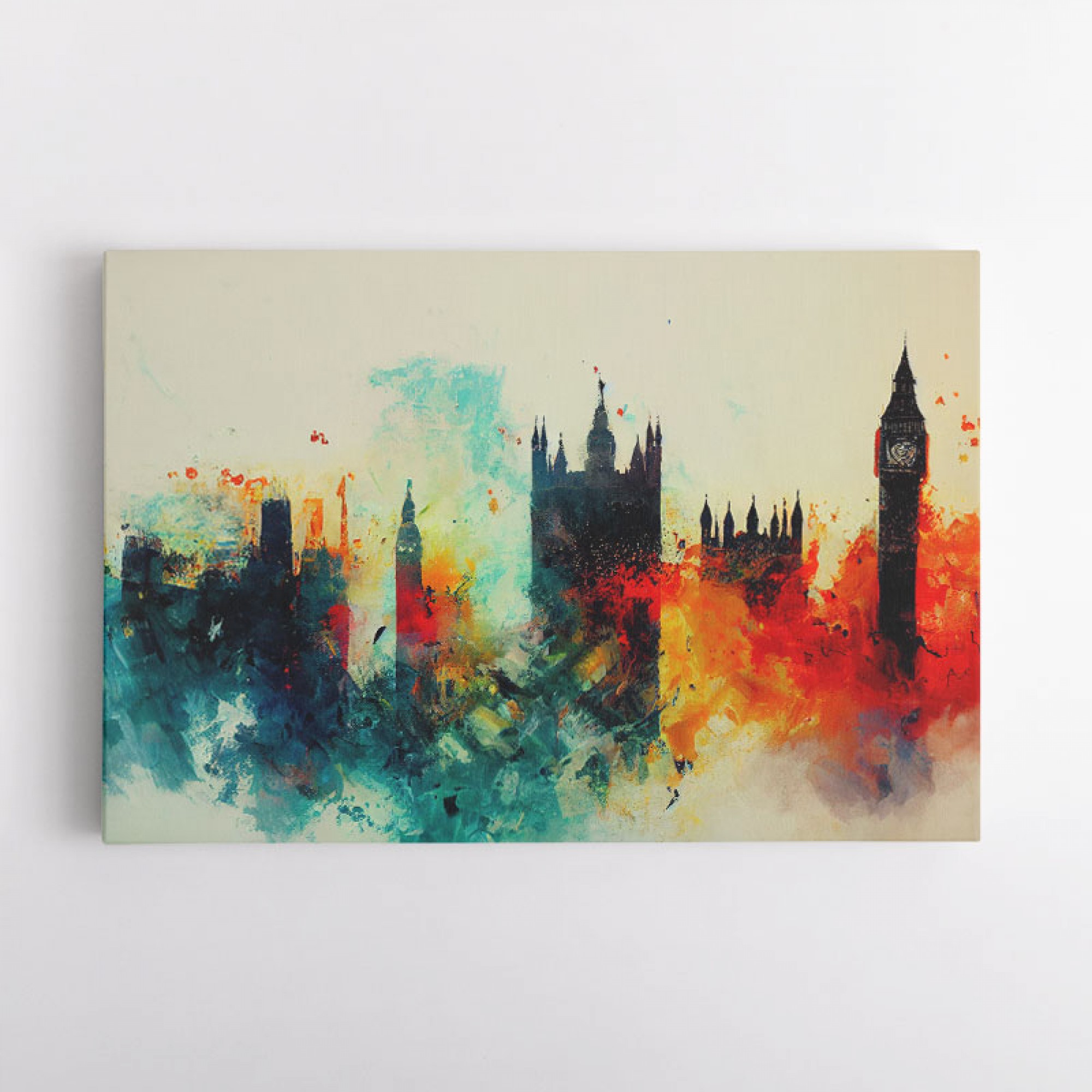 London Skyline Abstract Wall Art