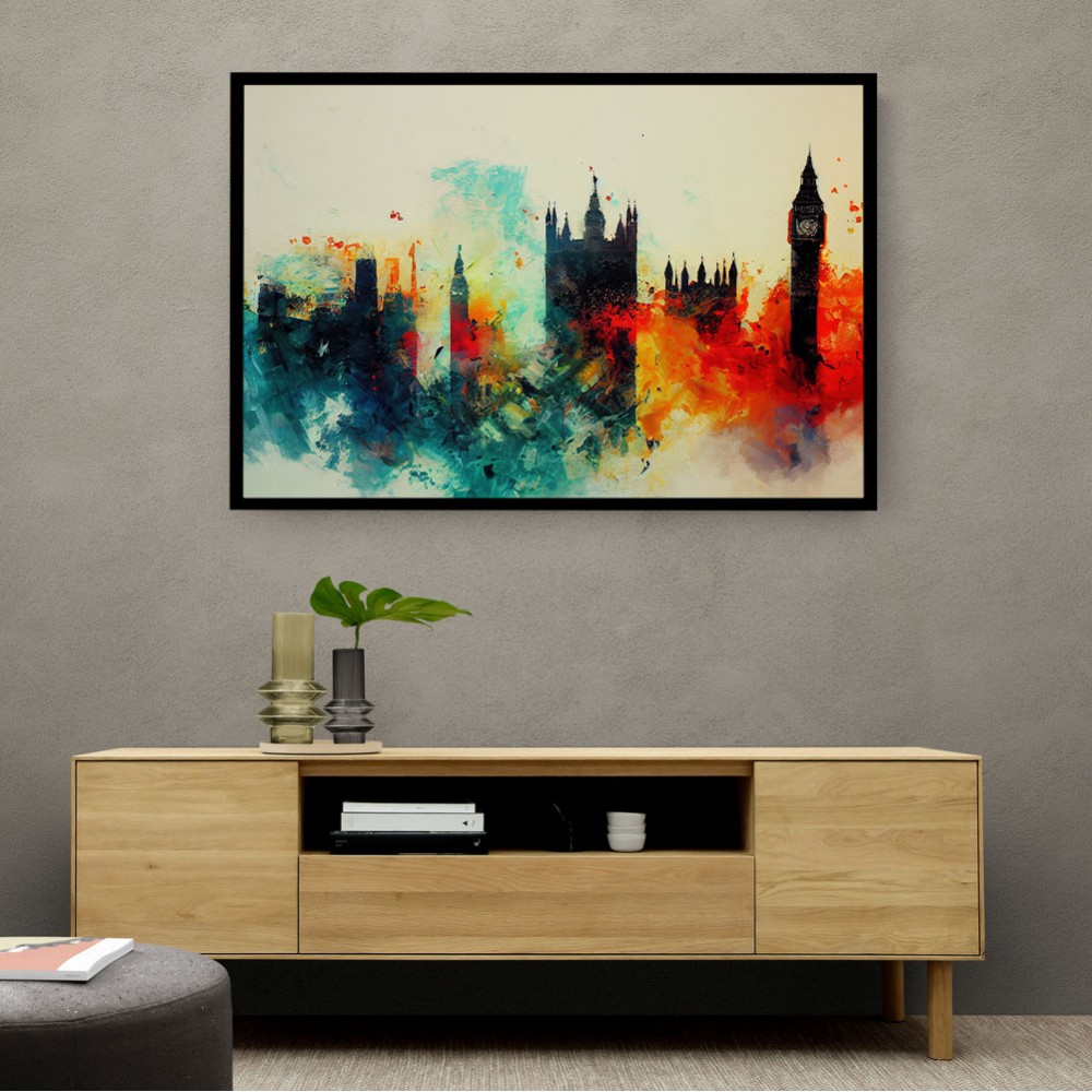 London Skyline Abstract