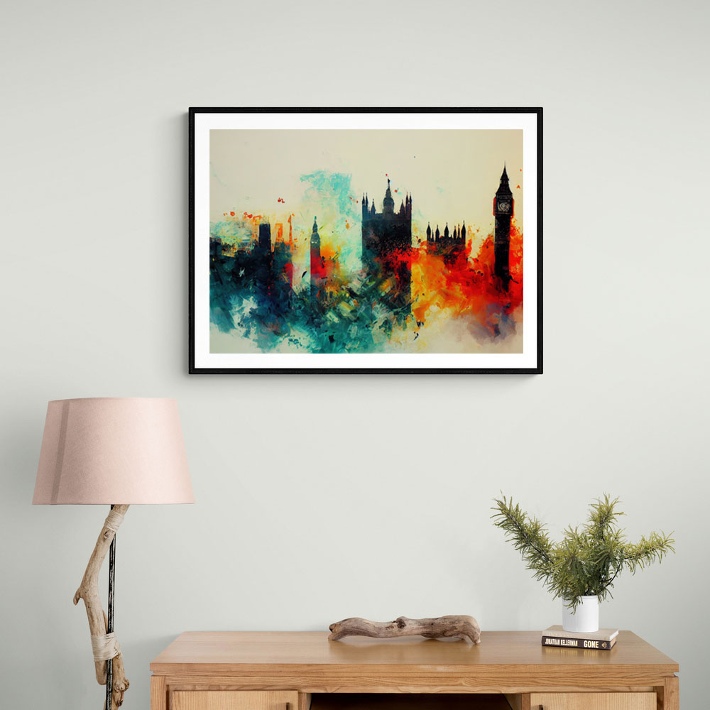 London Skyline Abstract