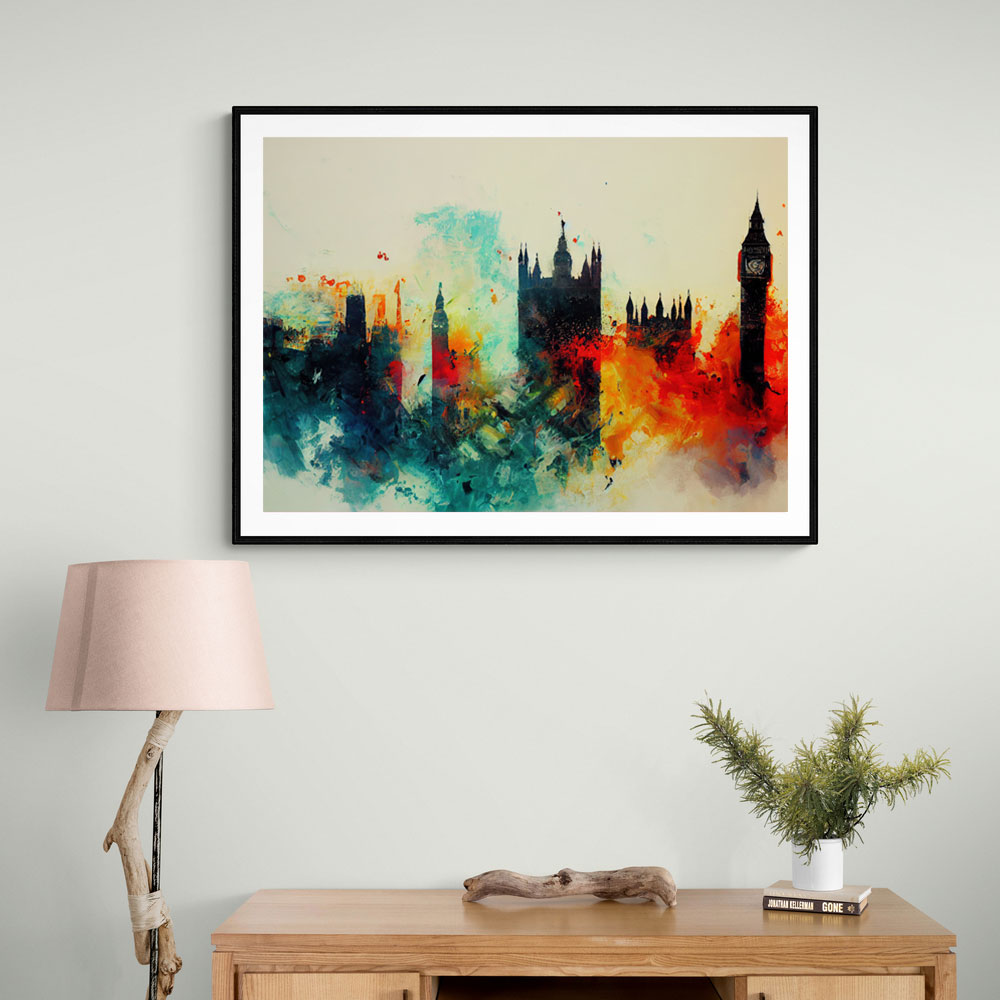 London Skyline Abstract