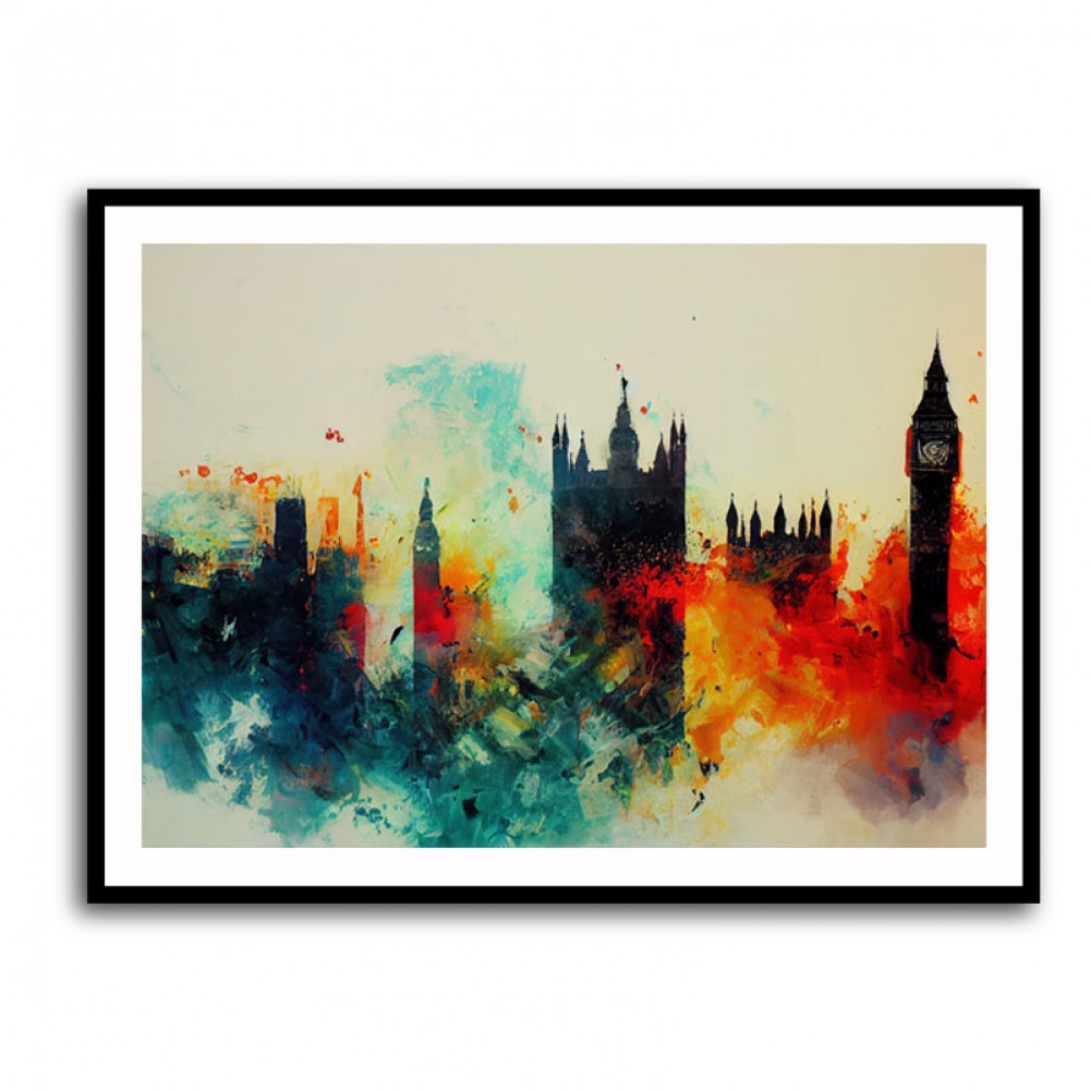 London Skyline Abstract