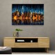 City Of Lights Abstract 2 Skyline Wall Art