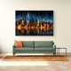 City Of Lights Abstract 2 Skyline Wall Art