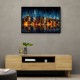 City Of Lights Abstract 2 Skyline Wall Art