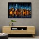 City Of Lights Abstract 2 Skyline Wall Art