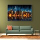 City Of Lights Abstract 2 Skyline Wall Art