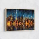 City Of Lights Abstract 2 Skyline Wall Art