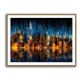 City Of Lights Abstract 2 Skyline Wall Art