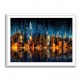 City Of Lights Abstract 2 Skyline Wall Art