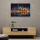 City Of Lights Abstract Skyline Wall Art