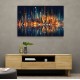 City Of Lights Abstract Skyline Wall Art