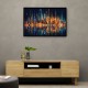 City Of Lights Abstract Skyline Wall Art