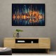 City Of Lights Abstract Skyline Wall Art