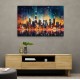 Dubai City Lights Skyline Wall Art