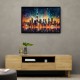 Dubai City Lights Skyline Wall Art