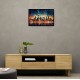 Dubai City Lights Skyline Wall Art