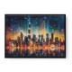 Dubai City Lights Skyline Wall Art