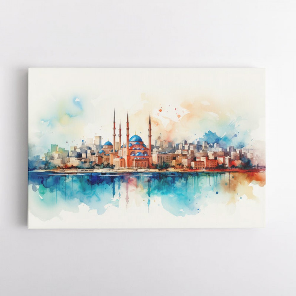 Beirut Skyline with Mohammad Al-Amin Mosque