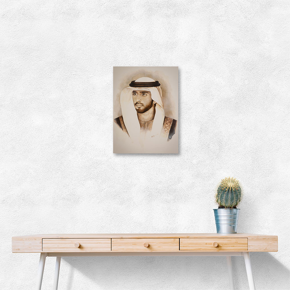 Sheikh Hamdan bin Mohammed bin Rashid Al Maktoum Portrait