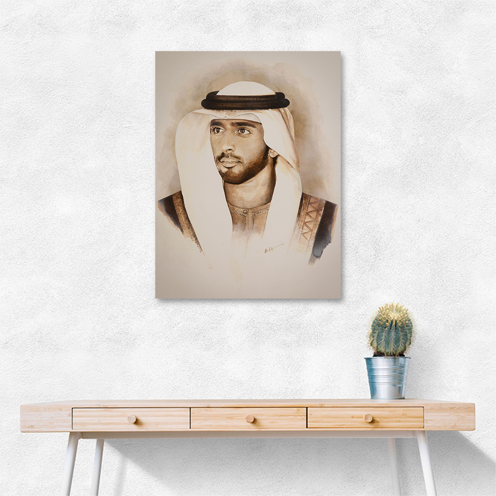 Sheikh Hamdan bin Mohammed bin Rashid Al Maktoum Portrait