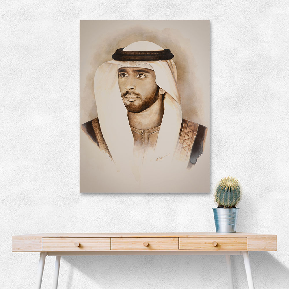 Sheikh Hamdan bin Mohammed bin Rashid Al Maktoum Portrait