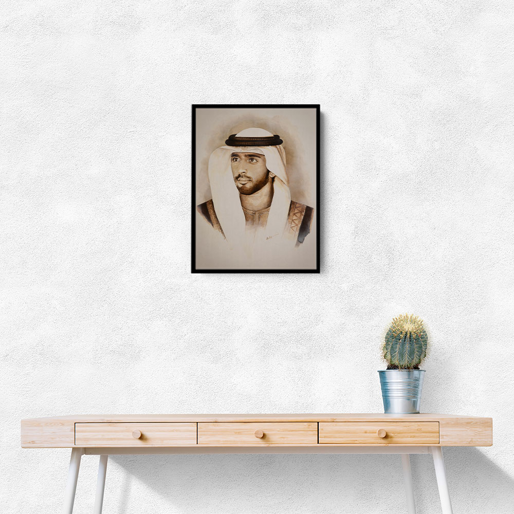 Sheikh Hamdan bin Mohammed bin Rashid Al Maktoum Portrait