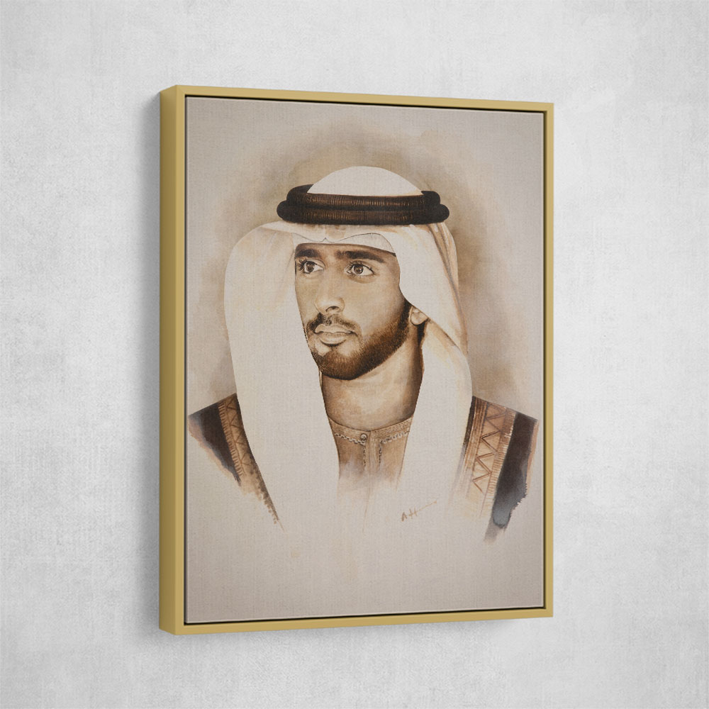 Sheikh Hamdan bin Mohammed bin Rashid Al Maktoum Portrait