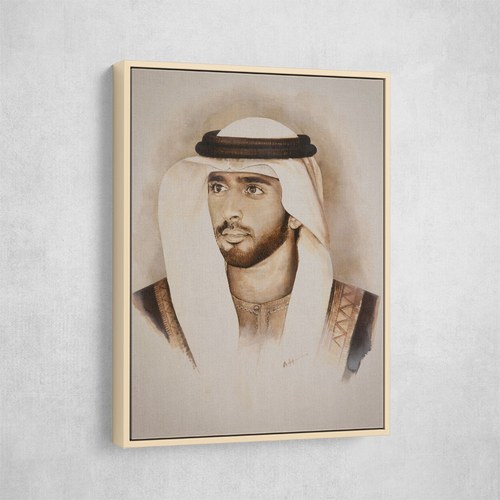 Sheikh Hamdan bin Mohammed bin Rashid Al Maktoum Portrait