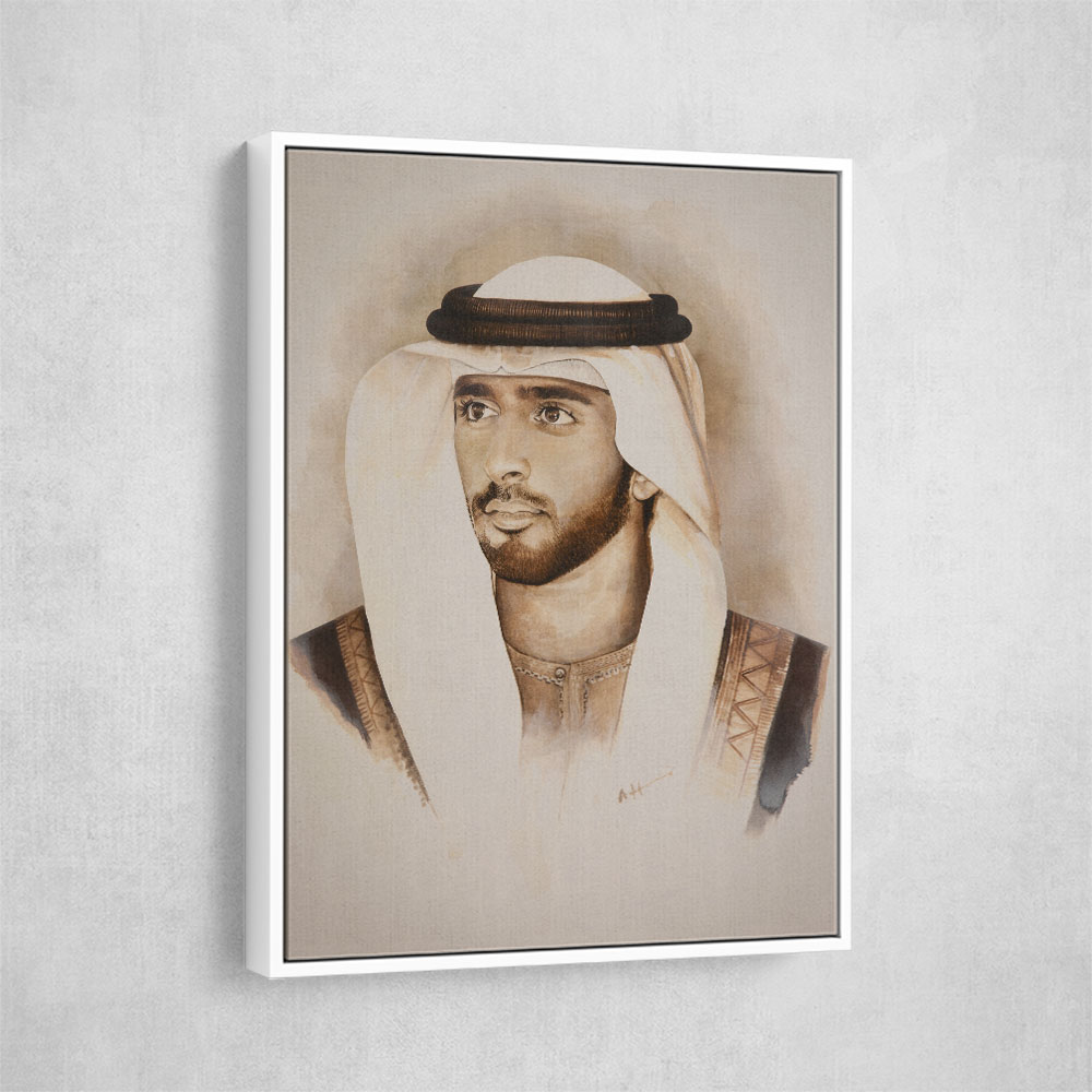 Sheikh Hamdan bin Mohammed bin Rashid Al Maktoum Portrait