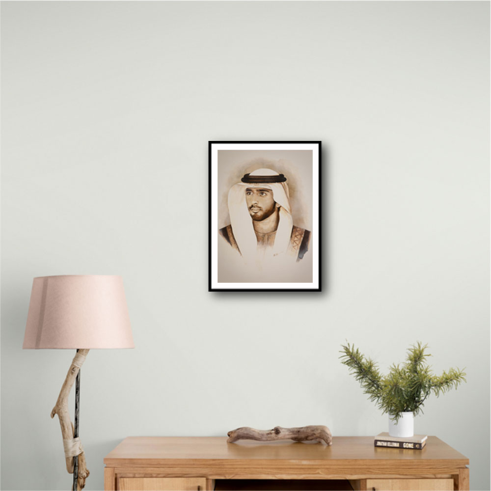 Sheikh Hamdan bin Mohammed bin Rashid Al Maktoum Portrait