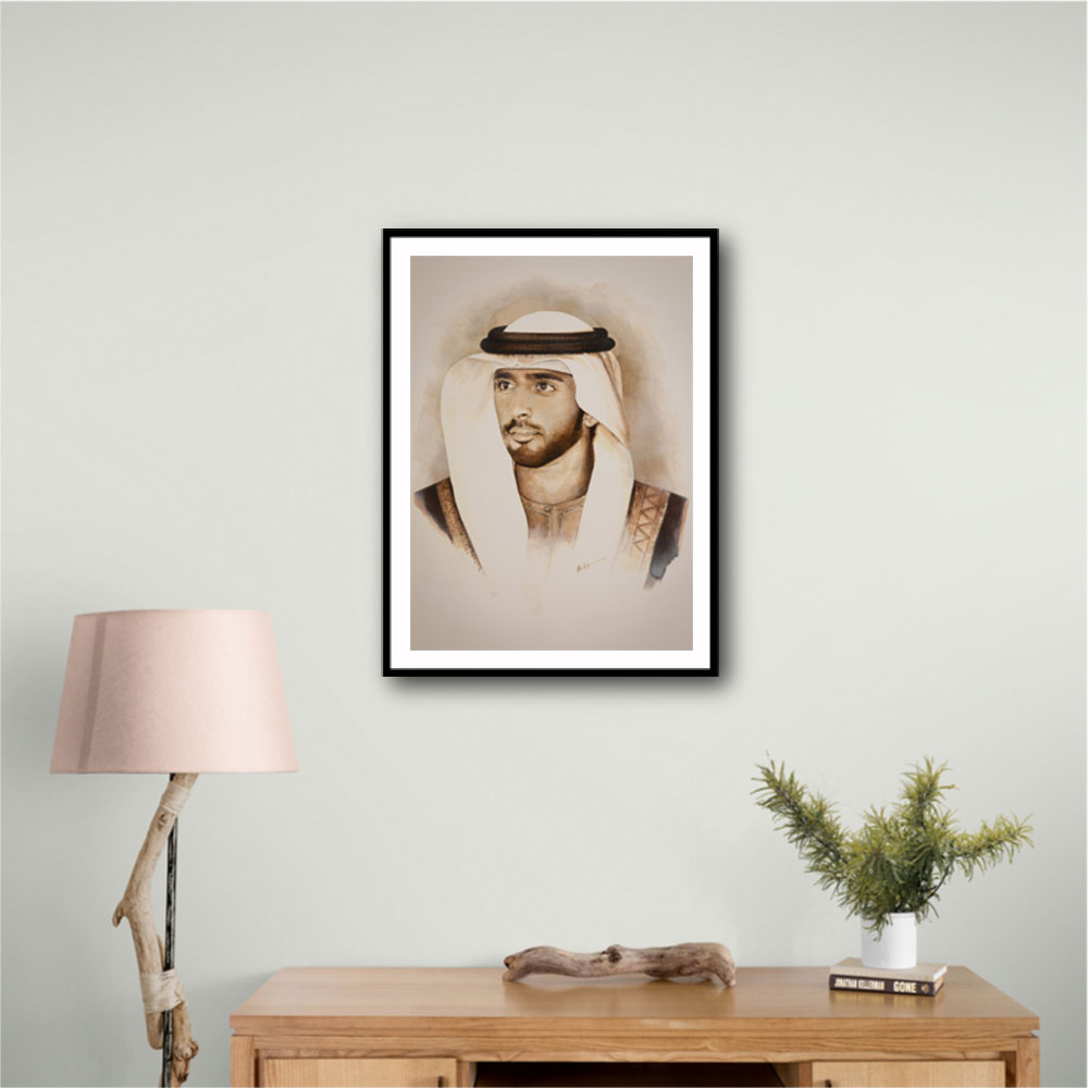 Sheikh Hamdan bin Mohammed bin Rashid Al Maktoum Portrait