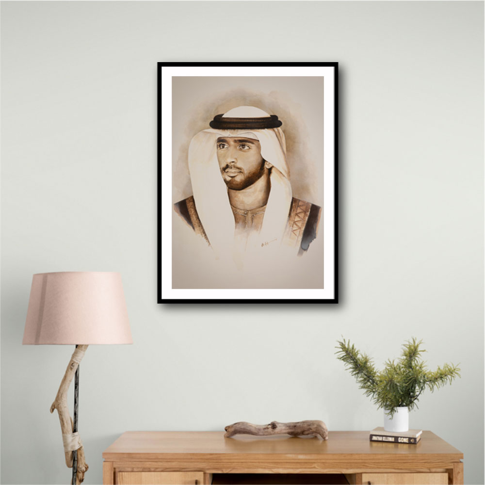 Sheikh Hamdan bin Mohammed bin Rashid Al Maktoum Portrait