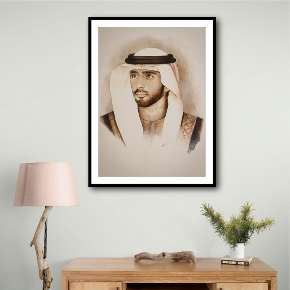 Sheikh Hamdan bin Mohammed bin Rashid Al Maktoum Portrait