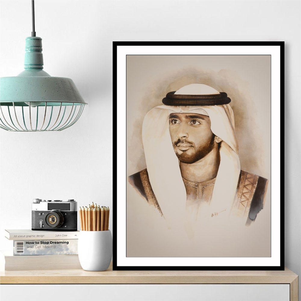 Sheikh Hamdan bin Mohammed bin Rashid Al Maktoum Portrait