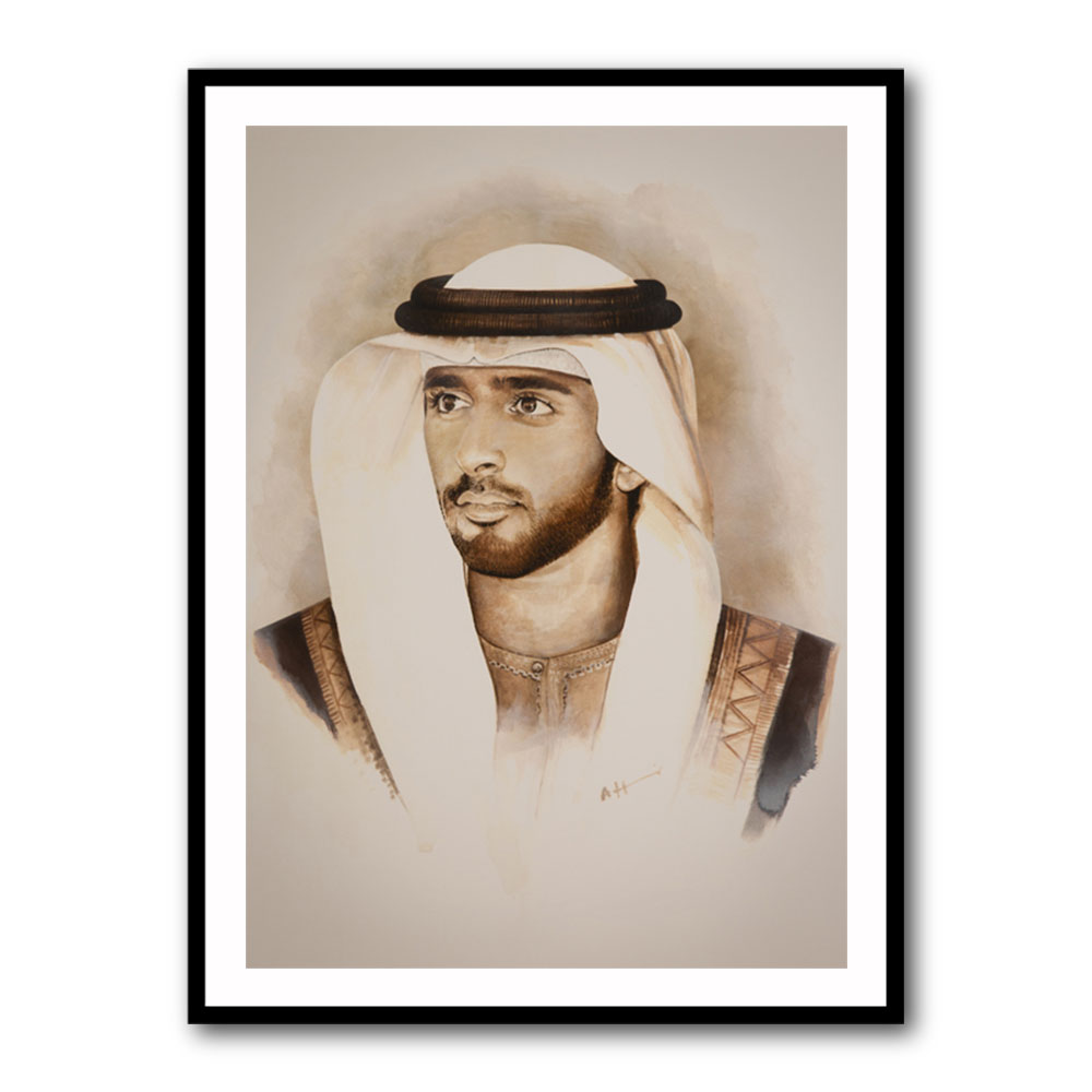 Sheikh Hamdan bin Mohammed bin Rashid Al Maktoum Portrait