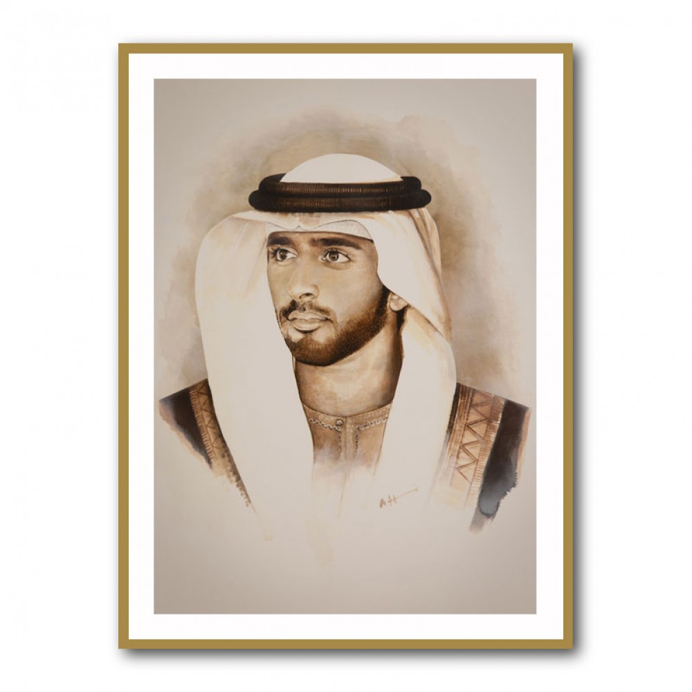 Sheikh Hamdan bin Mohammed bin Rashid Al Maktoum Portrait