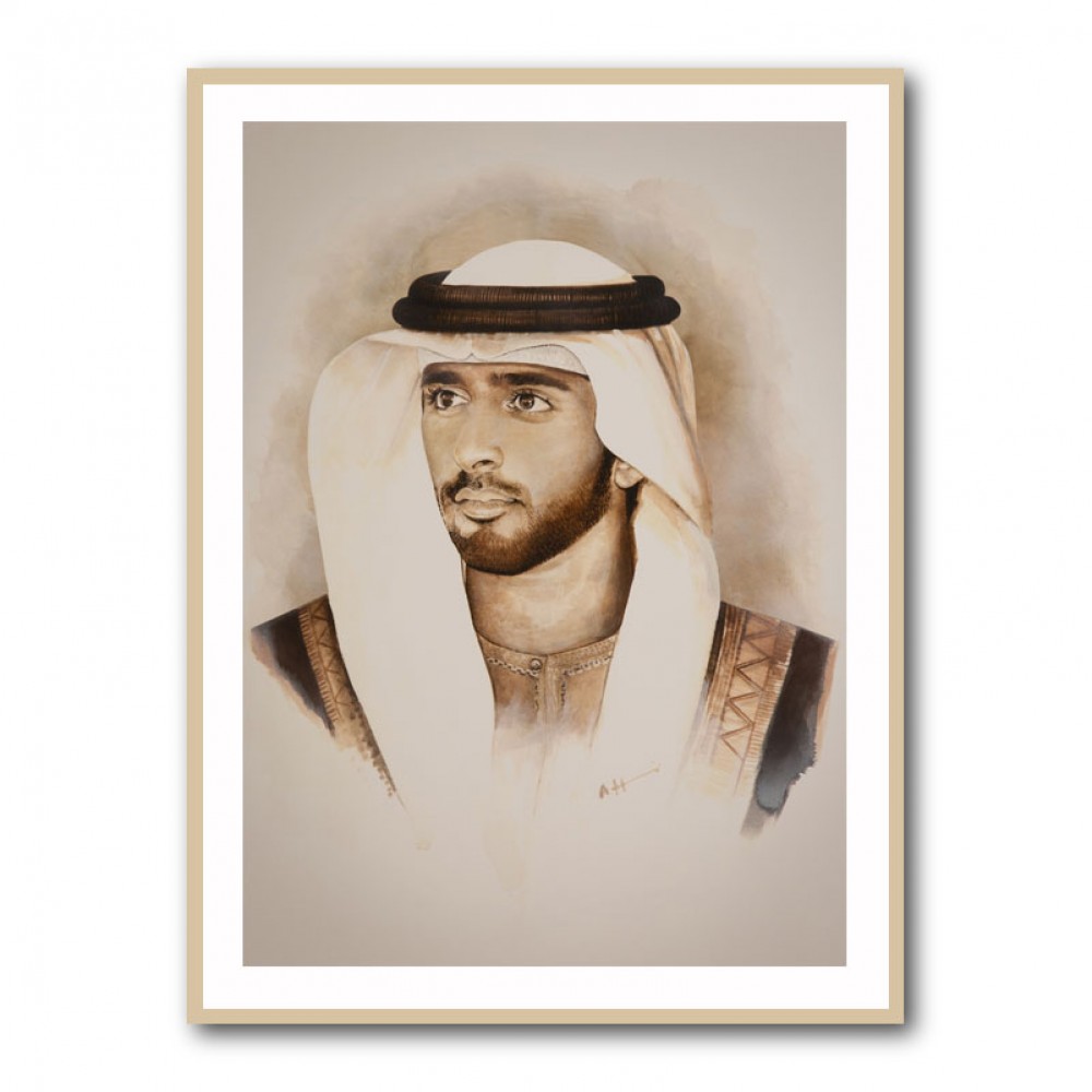 Sheikh Hamdan bin Mohammed bin Rashid Al Maktoum Portrait