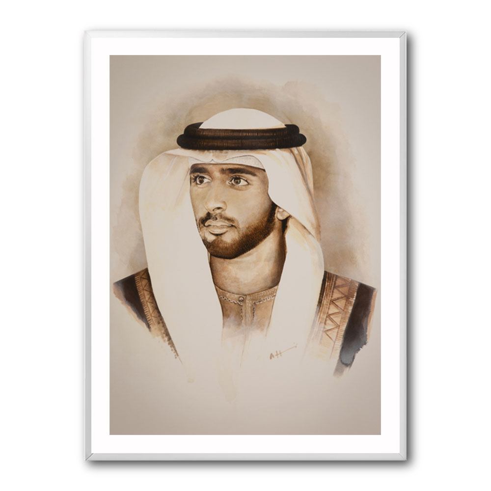 Sheikh Hamdan bin Mohammed bin Rashid Al Maktoum Portrait