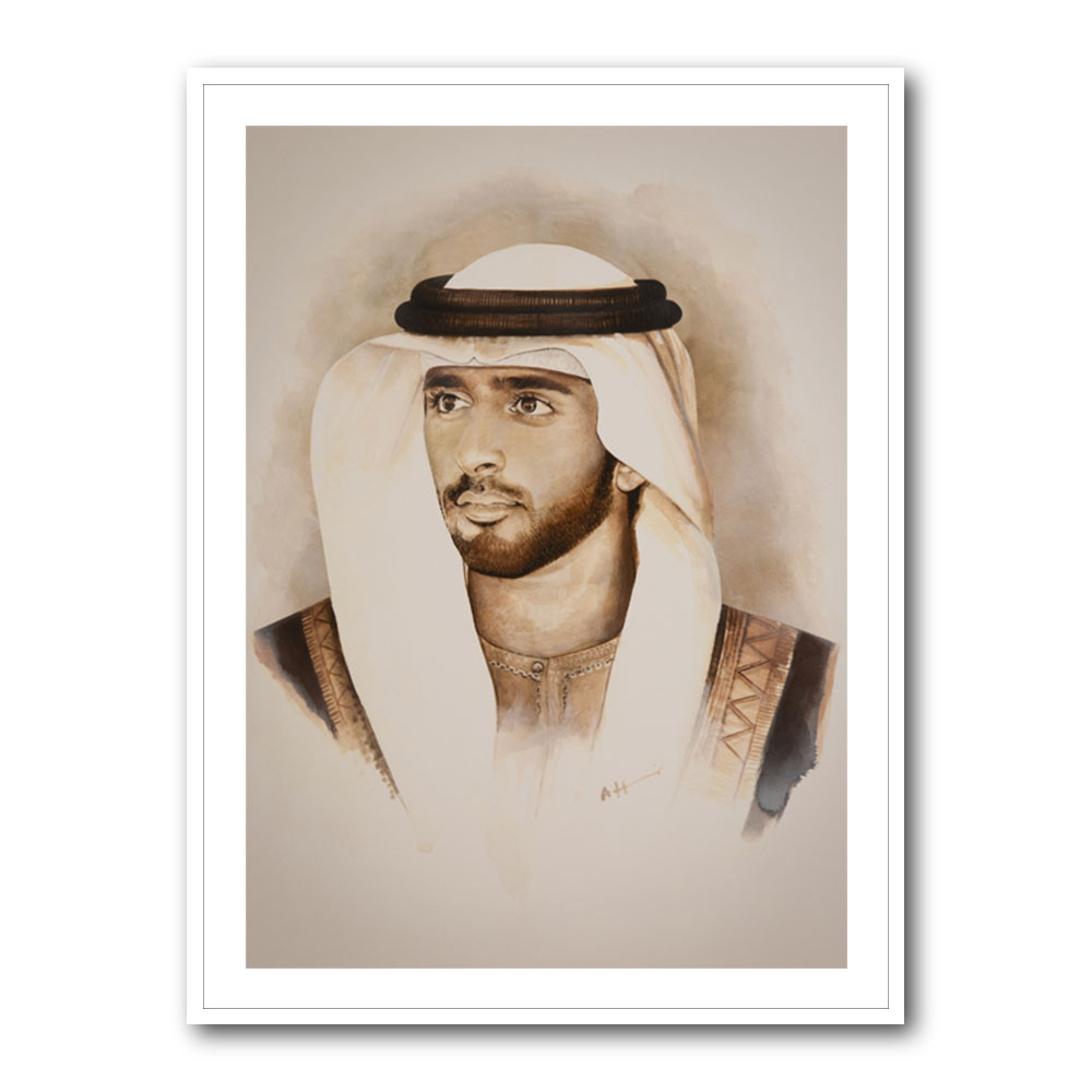 Sheikh Hamdan bin Mohammed bin Rashid Al Maktoum Portrait