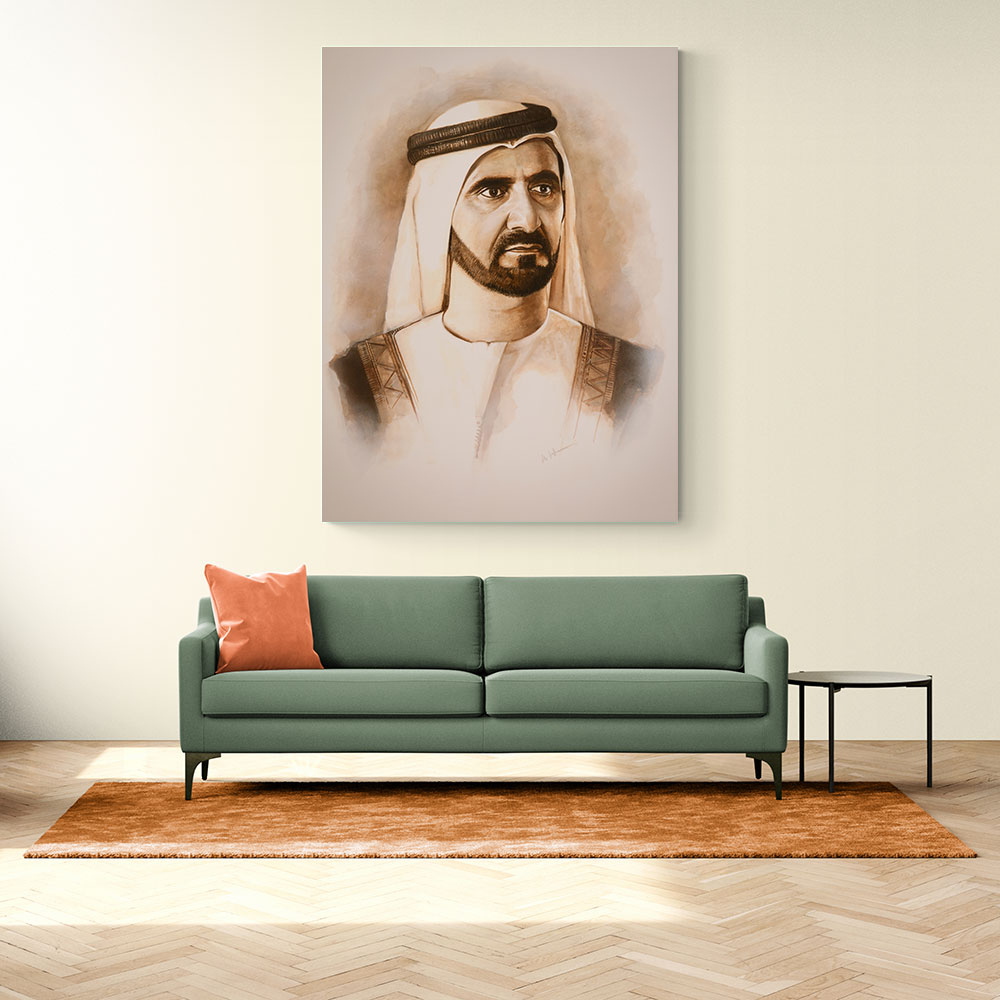 Sheikh Mohammed bin Rashid Al Maktoum Portrait