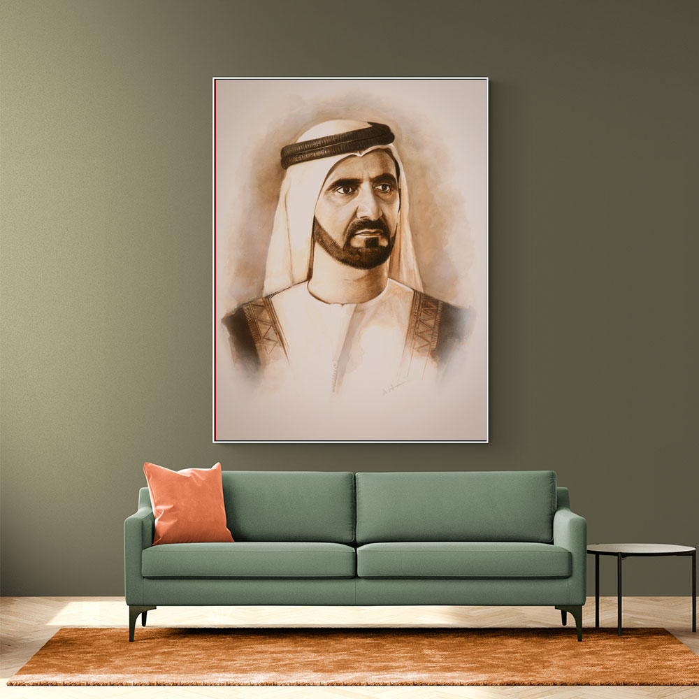 Sheikh Mohammed bin Rashid Al Maktoum Portrait