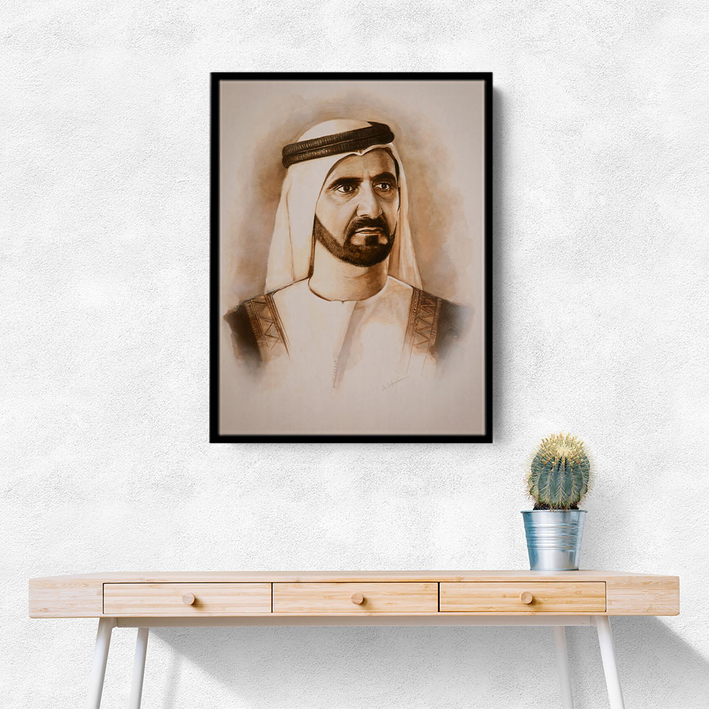 Sheikh Mohammed bin Rashid Al Maktoum Portrait