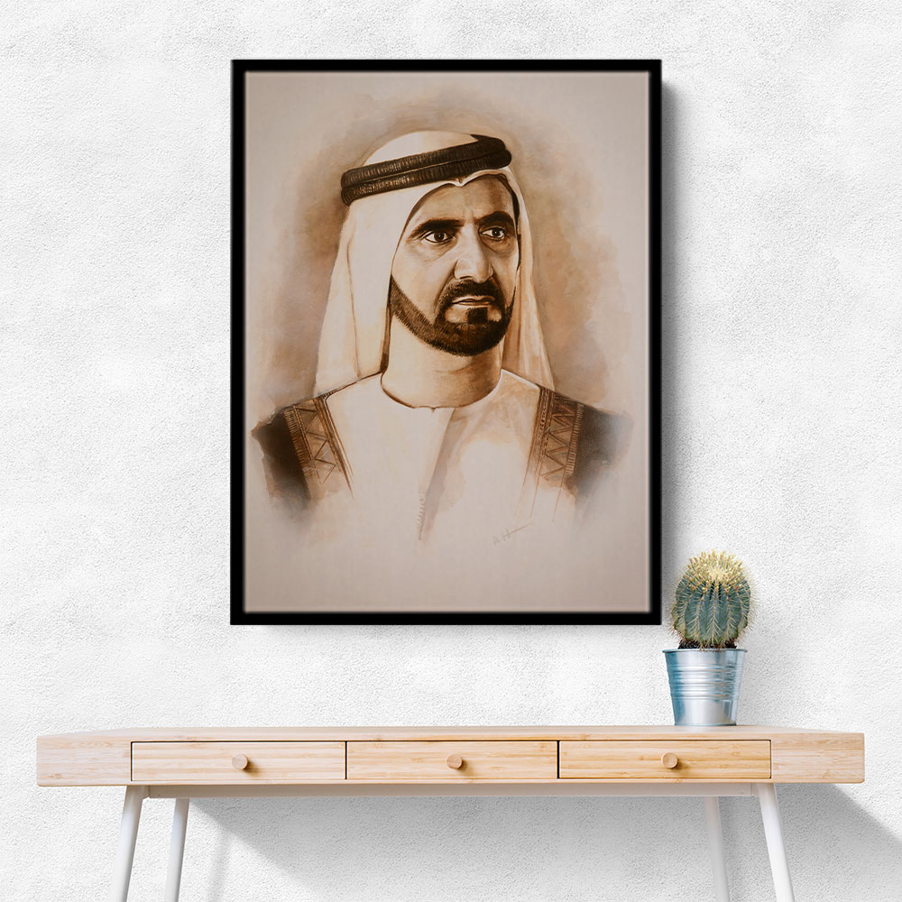 Sheikh Mohammed bin Rashid Al Maktoum Portrait