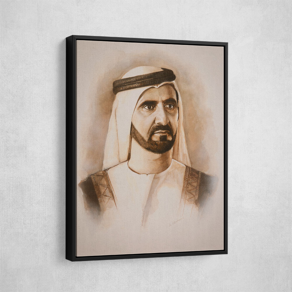 Sheikh Mohammed bin Rashid Al Maktoum Portrait