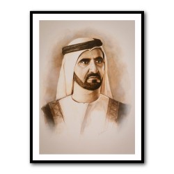 Sheikh Mohammed bin Rashid Al Maktoum Portrait