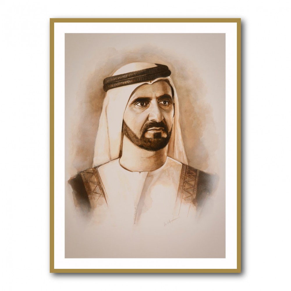 Sheikh Mohammed bin Rashid Al Maktoum Portrait